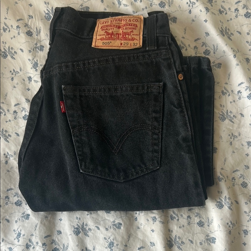 Levi's Black Denim Jeans